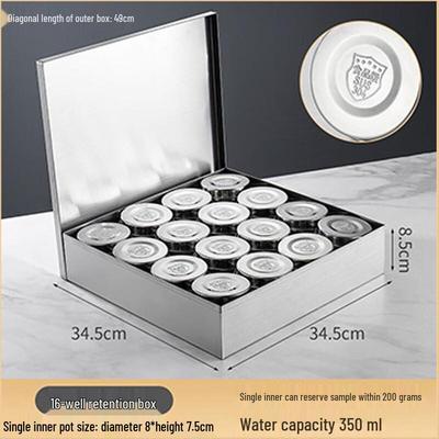 Stainless Steel Food Sample Storage Box