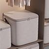 Gray Arrow Zippered Quilt & Clothes Storage Bag Organizer