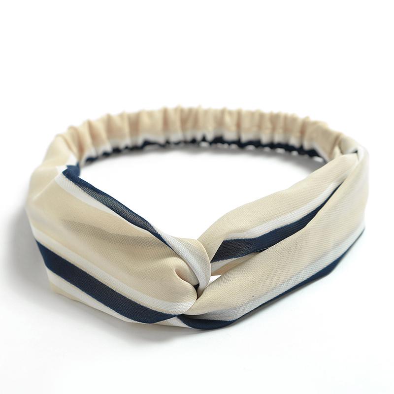 Fashion Women Girls Summer Bohemian Hair Bands Print Headbands Vintage Cross Turban Bandage Bandanas HairBands Hair Accessories