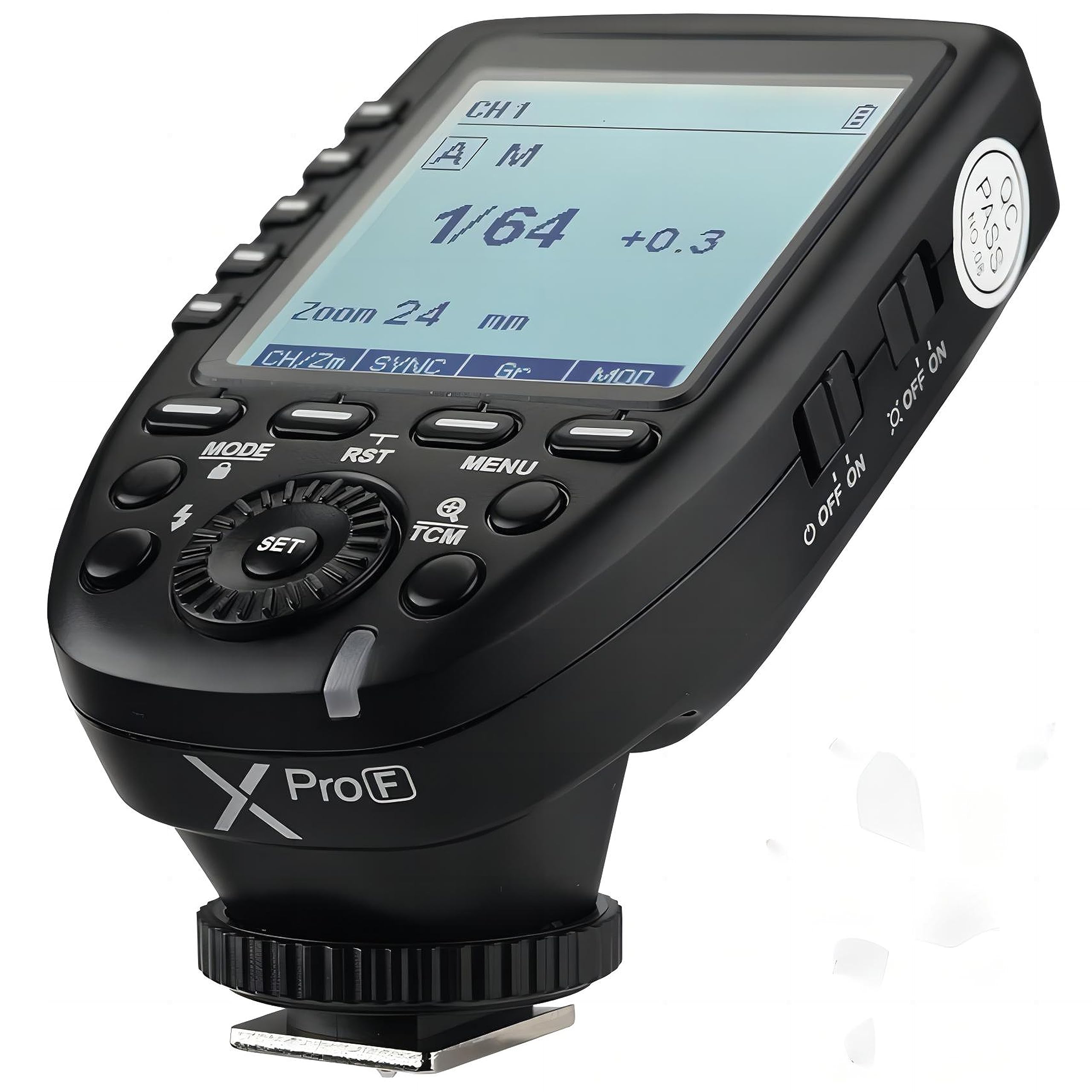 

Technical Compliance Godox Transmitter TTL Wireless Flash Trigger High Speed Sync HSS 8000s X System Compatible with Fuji Cameras [With Mark] Xpro-F