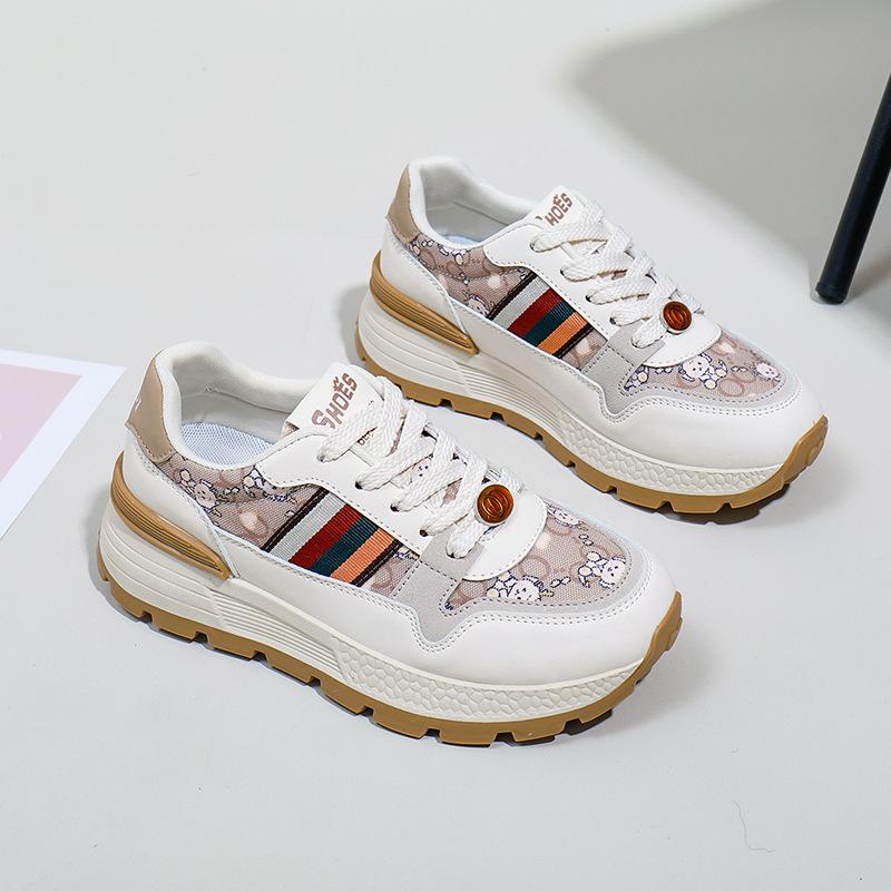 

INS в корейском стиле, обувь для папы на платформе, новые весенние уличные студенческие кроссовки, увеличивающие рост, для отдыха, Kt2621 40