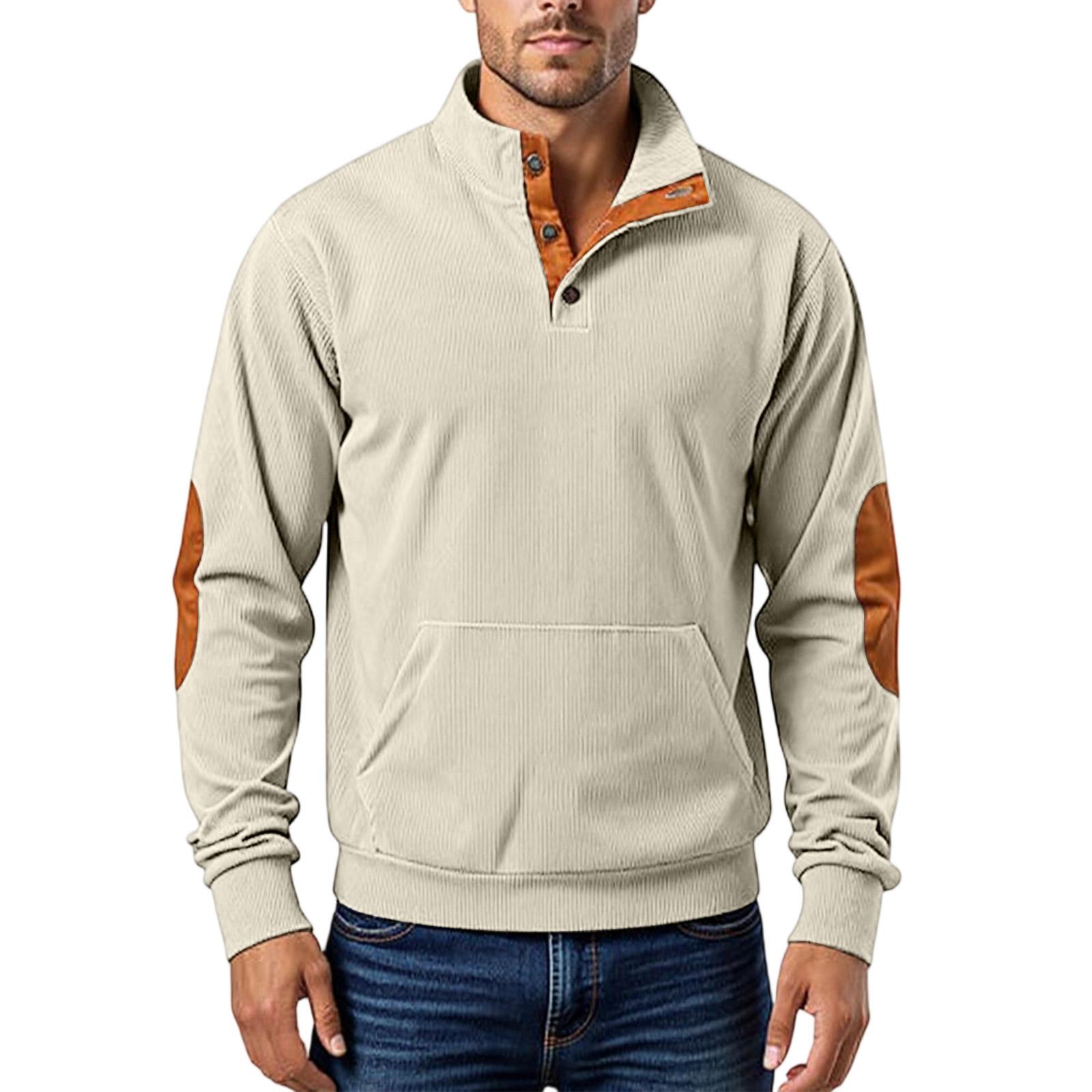 

Men s Outdoor Leisure Standing Collar Long Sleeves Hoodie L