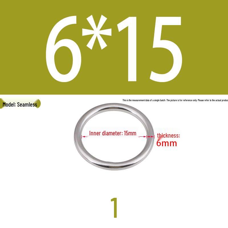 304 Stainless Steel Seamless O-Ring for Lifting and Hammock Yoga Connection