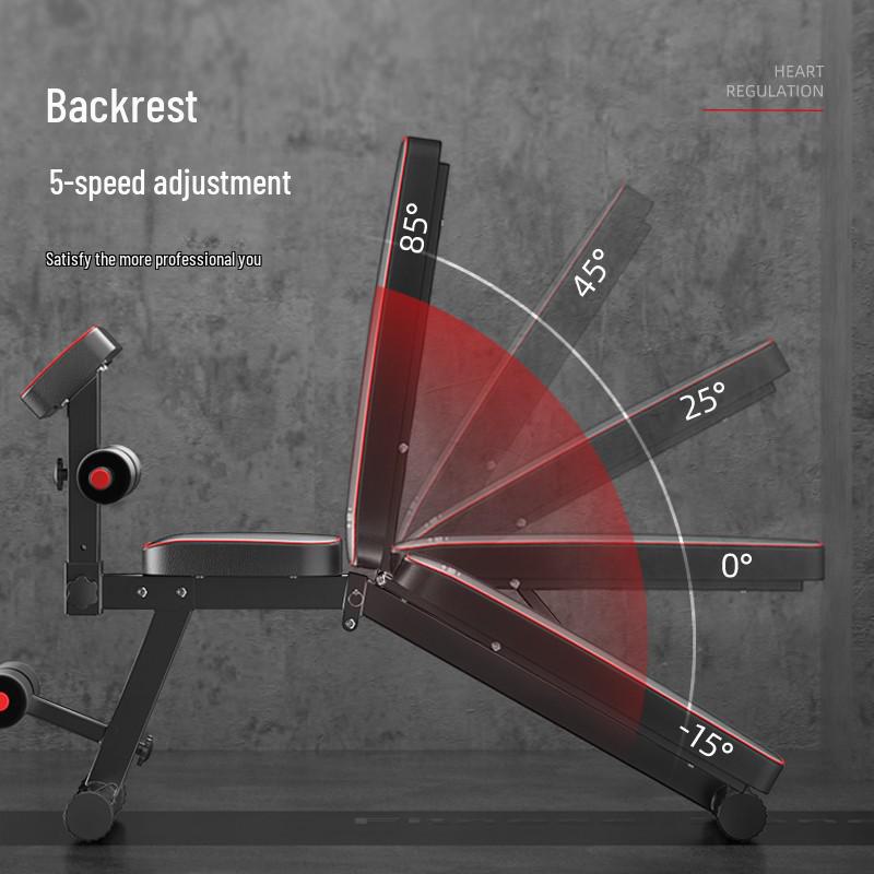 Dumbbell benches, home fitness training benches, foldable, installation-free, multifunctional indoor fitness equipment for sale.