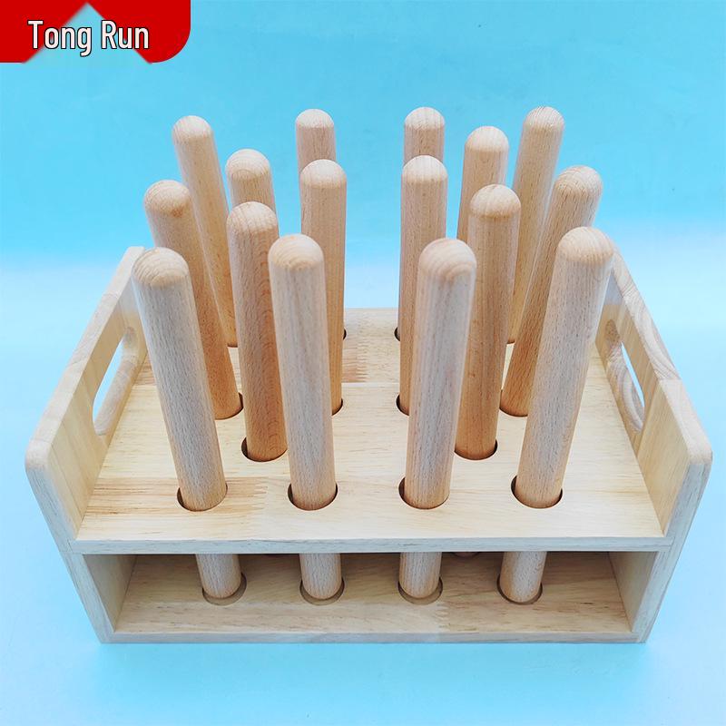 Beechwood Drumsticks with Box - Musical Instrument for Kids, Ideal for Kindergarten Performances and Teaching Aid.
