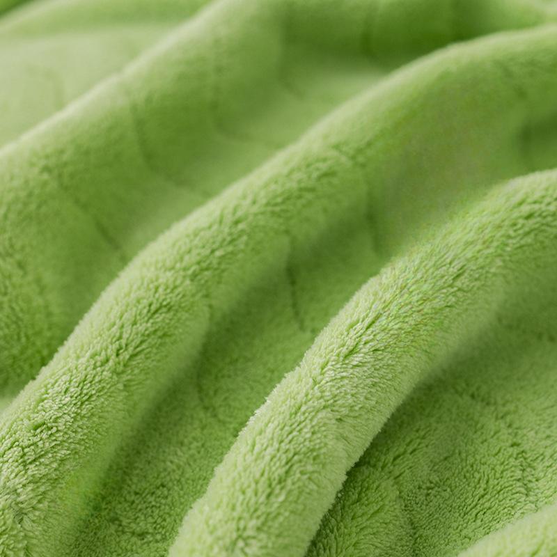 Dětská plyšová osuška s kapucí Cartoon Coral Velvet Baby Absorpční Rychleschnoucí Župan s kapucí Roztomilá osuška s kapucí