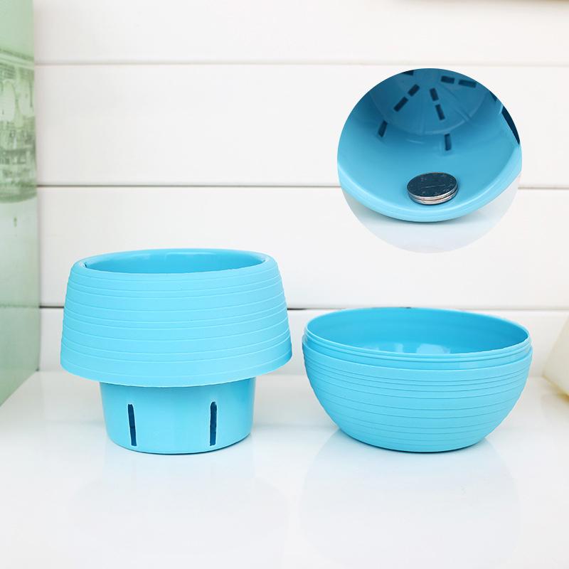 6 Packages Of Succulent Flower Pots Mini Stone Ball Pots Multi-Color Optional Thickened Resin Plastic Pots