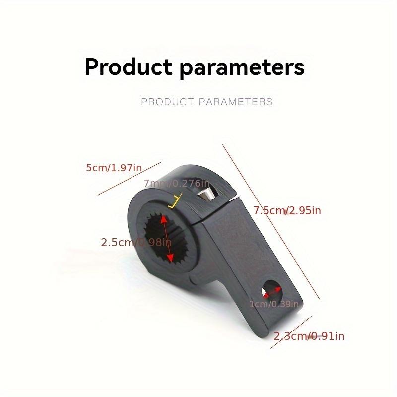 1pc Electric Car Motorcycle Led Spotlight Bracket Pipe Clamp