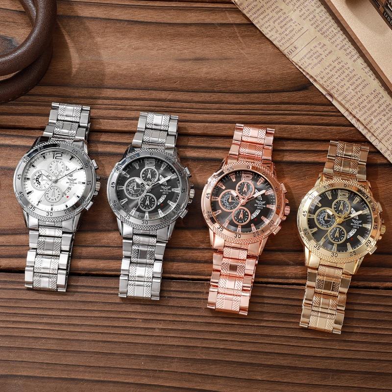 New Fashion Watch Light Luxury Simple Quartz Watch Men'S Watch Trend Casual Business Men'S Watch