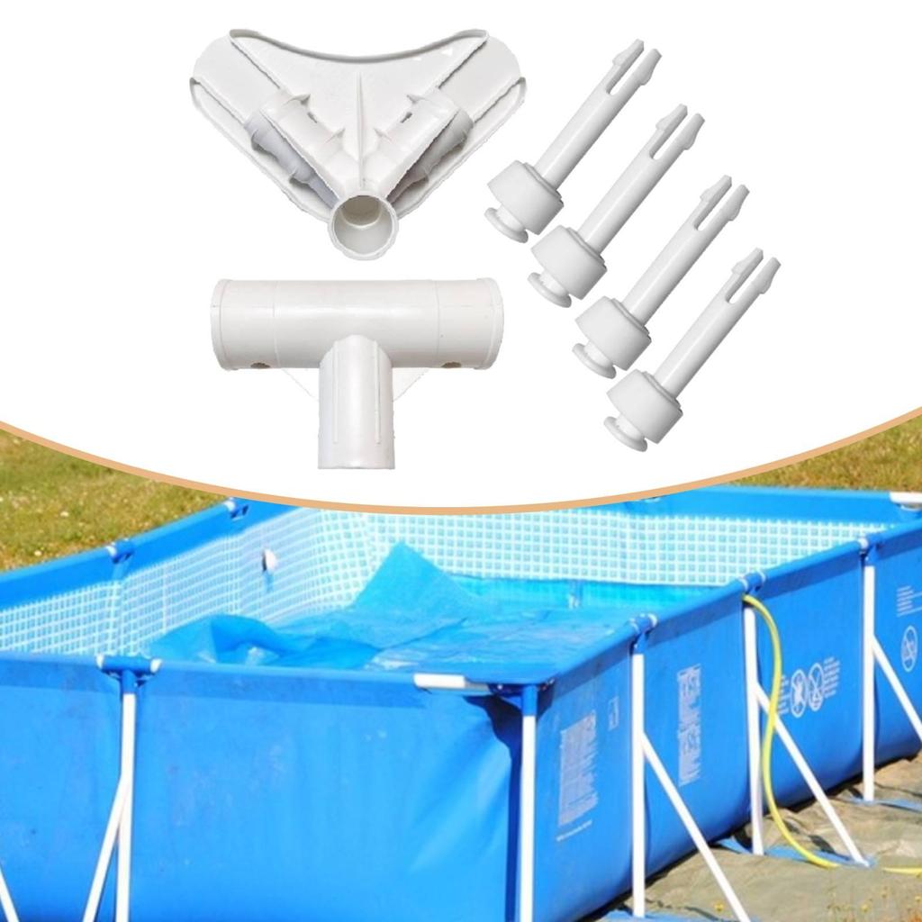 Home Pool Frame Parts Corner Support Easy to Install Sturdy Construction Adapter Fittings