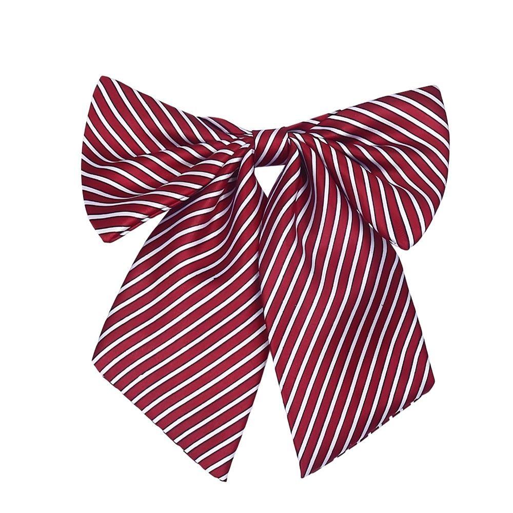 Korean Style Women Necktie Stripe Ladies Neck Wear Fashion Cravat Bank Teller