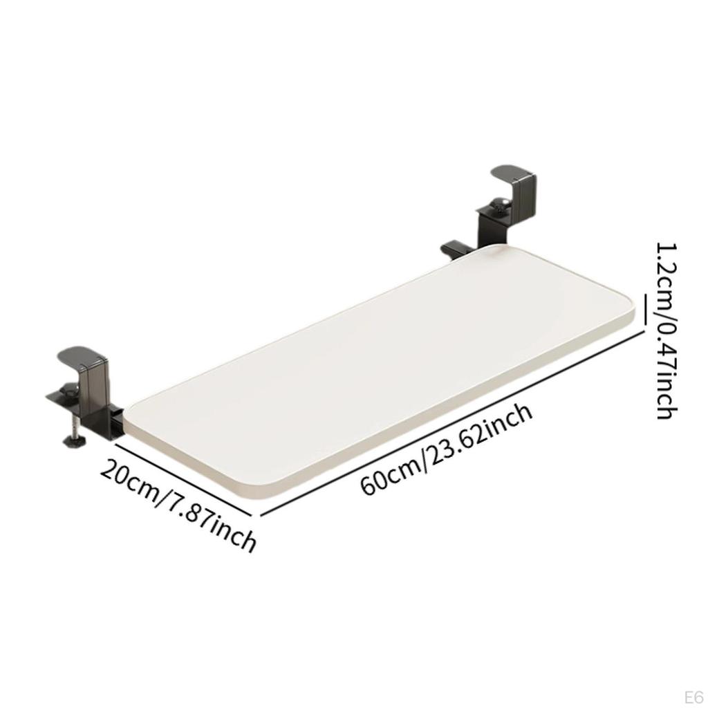 Desk Extend Board Tray Table Mount Desktop Extension Portable Practical Wrist