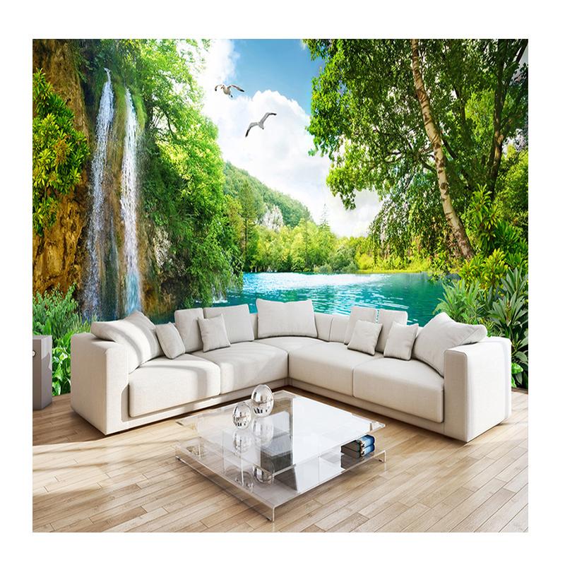 

Водопады пейзаж настенная бумага гостиная ТВ диван фон настенная бумага для 3D стен домашний декор 200 cm(W) x 140 cm(H)