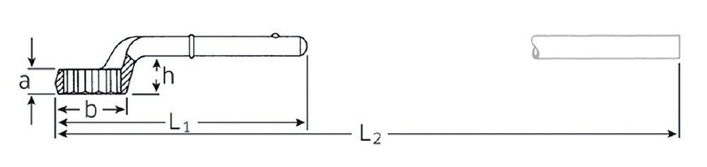 Stahlwille Heavy Duty Open End Wrench 5-32