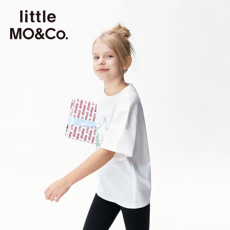 Little MOCo. Охлаждающая быстросохнущая футболка для девочек Муми-тролли 165