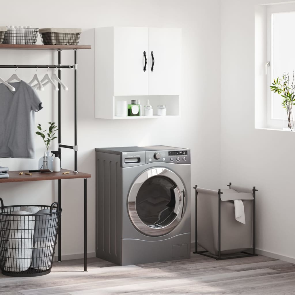 Wall Cabinet White 60x31x70 cm Particleboard