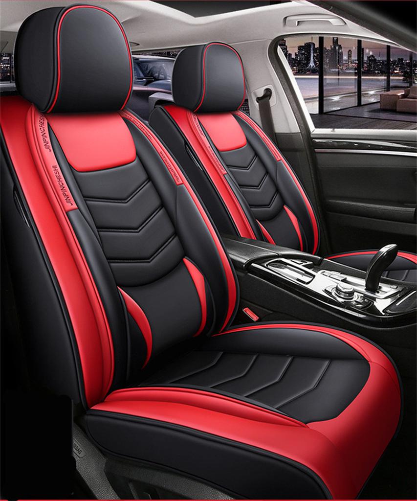 5 Seats Full Set Luxury PU Leather Car Seat Cushion Protector For all Seasons New Style