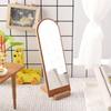 1/12 Dollhouse Wooden Full-Length Mirror Model Dollhouse Furniture Ornament Doll House Micro Scene Decor Accessories