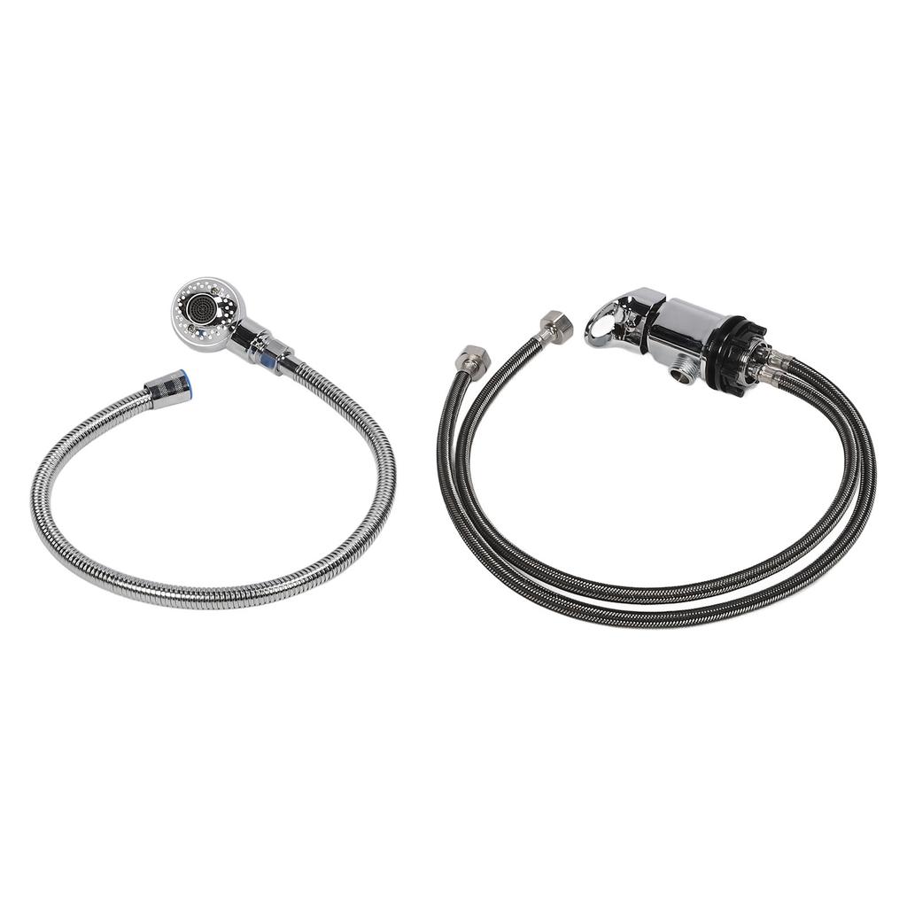 Shampoo Bowl Faucet Rust Resistant 70cm Hose Zinc Alloy Structure Shampoo Bowl Sprayer for Salon