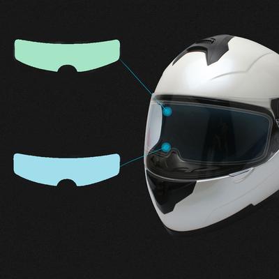 1X Universal Motorcycle Helmets Anti-fog Patch Visor Lens Helmet Lens Protective Film for Against UV Motorcycle Accessories