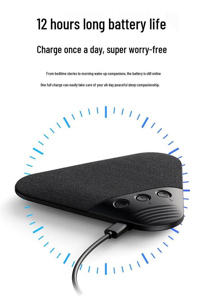 V3pro Ultra-Thin Under-Pillow Bluetooth Speaker for Sleep with White Noise