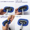 OTIMORA Car Window Cleaning 1m Long for Interior Window Car Rotating Car Interior Easy to Car Home Use Mop, Ultra-Thin, Extendable, Handle, Cleaning,