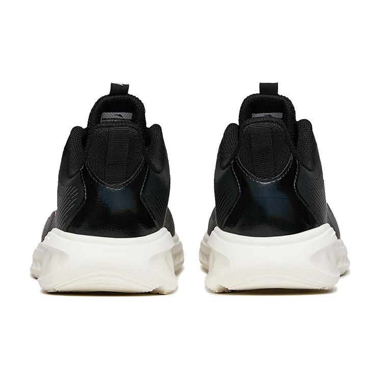 Anta Running Collection Abrasion Resistant Slip Resistant Low Top Running Shoes Women's Black 122135568-4