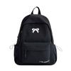 School Bag High-Value Bow Lightweight Small Backpack Japanese Style Ins Simple Schoolbag for Middle and High School Students Versatile Backpack