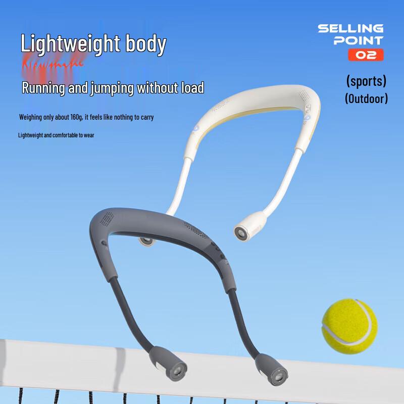 Newmine PBS002 Wireless Neckband Bluetooth Speaker with LED Light