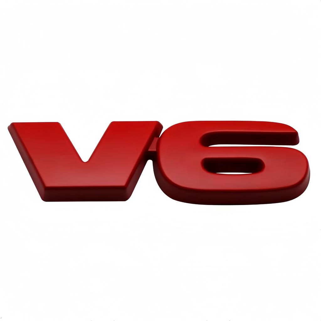 3D Metal HULUX VIGO SR5 V6 Badge Sticker Rear Trunk Emblem Decal Car Exterior Styling Accessories