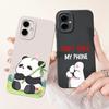 For Samsung Galaxy A06 Case SM-A065F Cute Panda Cartoon Cover Shockproof Phone Case For Samsung A06 A 06 GalaxyA06 4G Soft Shell
