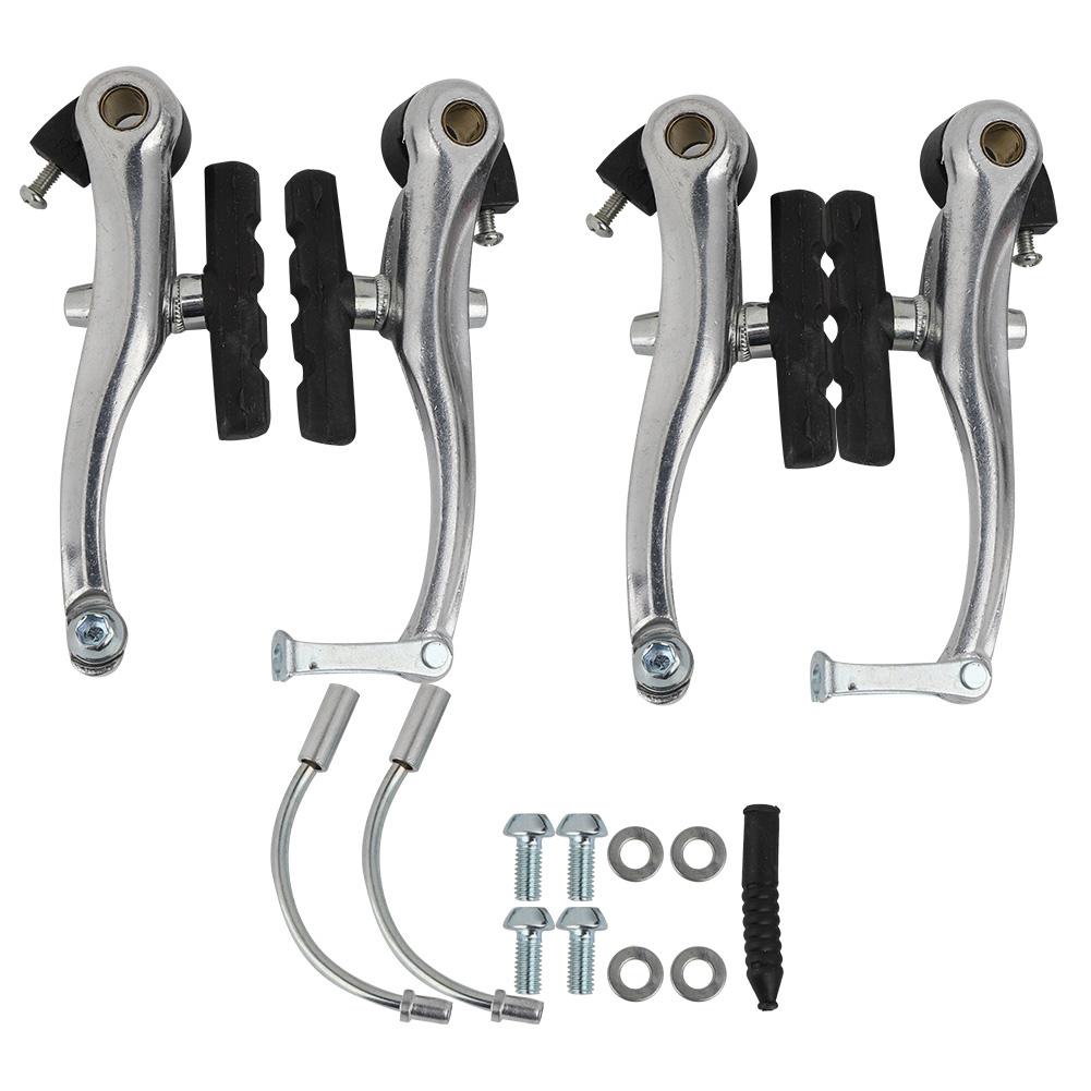 1 Pair Universal Bicycle V Brake Mountain Bike V Brakes Clamp Set With Brake Pads