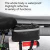 Electric Bicycle Rear Seat Bag Waterproof Large Capacity Reflective Design Mountain Bike Pannier Bag Mtb Accessories