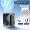 Waist Mount Clip on Fan USB Rechargeable Hand Free High Speed Portable Mini Cooling Fan for Outdoor Working Camping Travel Sport