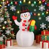 Christmas Inflatable Snowman Decor With Led Lights For Holiday Party Festivities