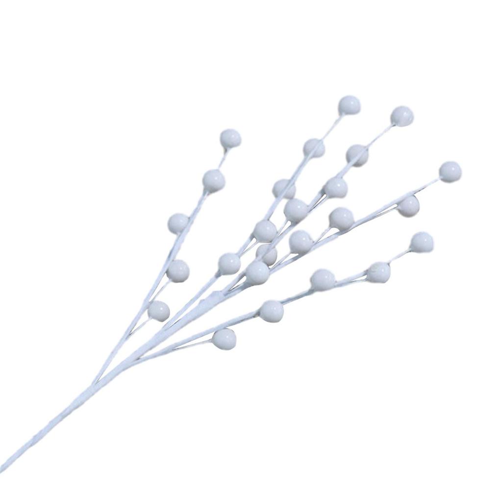 6Pcs Berry Twig Stems Durable Vase Berry Branches for Office Home Christmas