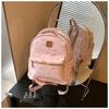 Backpack Bag Women's New Trendy Large-capacity Texture Fashionable Versatile Commuter Small Backpack Schoolbag Women