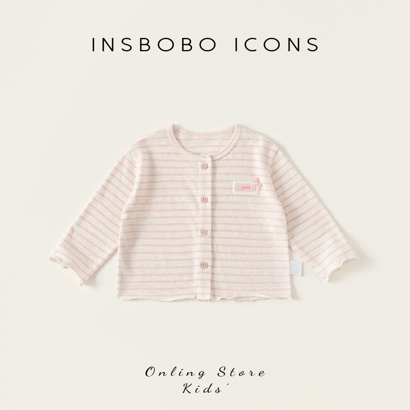 Детская куртка Insbobo Малыш Весенний топ 2026 Новая детская одежда Стильная одежда Модный весенний наряд для детей Pink 100