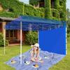 Toldo Impermeável 3/6/9M Para Jardim Exterior Praia Acampamento Pátio Piscina Tenda de Toldo Lateral Cobertura de Lona Protetora Solar
