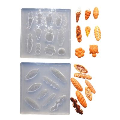 Bread Shaped Clay Molds Epoxy Resin Silicone Molds