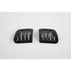 For Ford Ranger  2024 Carbon Fiber Style Upper Front Air Vent Outlet Cover Dashboard Trim Bezel Frame Molding Garnish