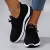 Spring New Women'S Sports Shoes, Fashionable, Breathable, Lightweight, Non-Slip, Wear-Resistant, Casual Sports Shoes, Flat Shoes