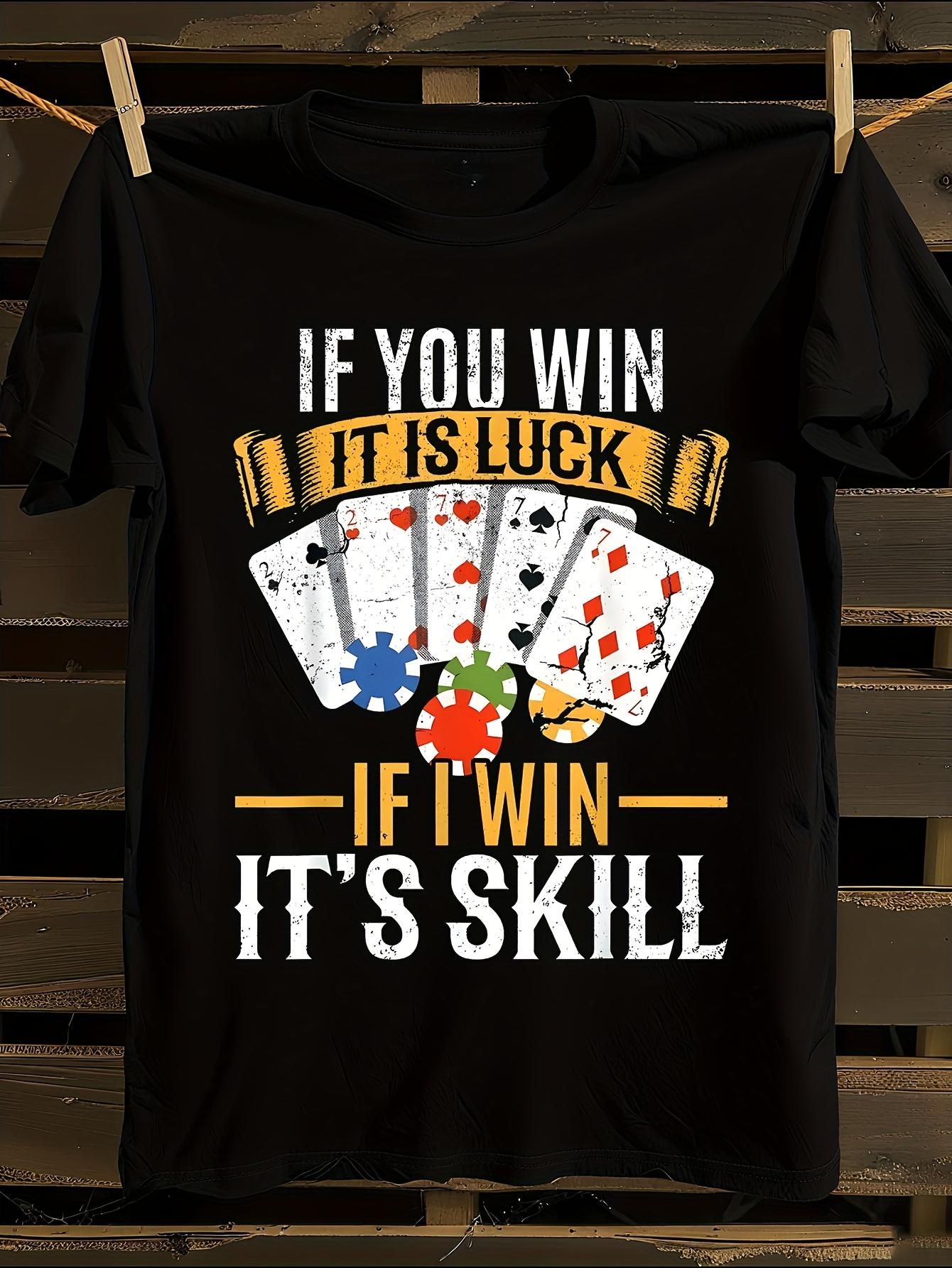 Poker-Themed T-shirt XL