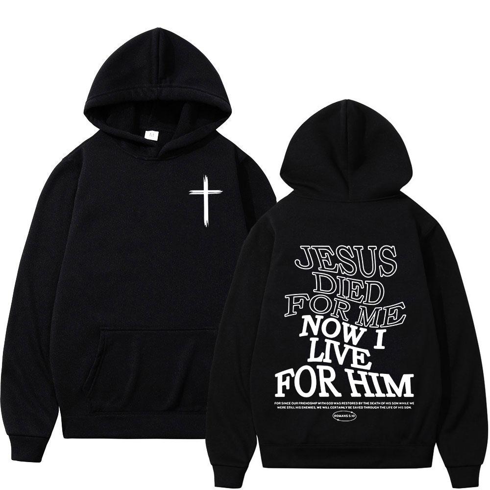 Christian Jesus Faith Over Fear Bible Verse Hoodies Men's Women High Quality Sweatshirts Fashion Vintage Pullovers Streetwear