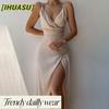 Fashion Summer Spring Sleeveless V-Neck Casual Dresses