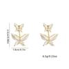 2-in-1 Butterfly Earrings for Women, Convertible Design Dangle Jewelry Stylish Unique Daily Gift
