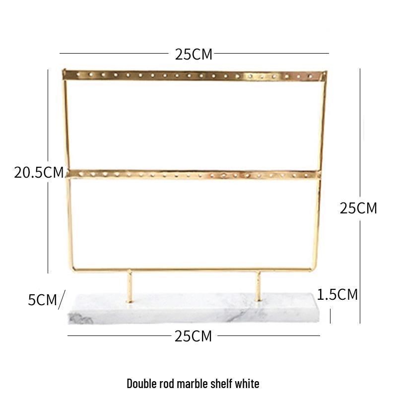 Earring Display Stand: Vertical Light Luxury Jewelry Organizer for Women's Home