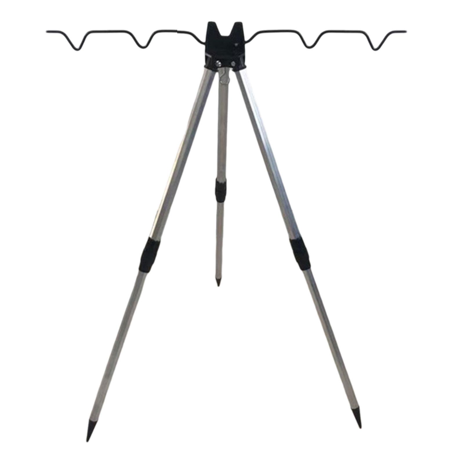 

Folding Fishing Rod Tripod Stand Rest for Sea Fishing Aluminium Alloy Fishing Rod Support Telescopic Fishing Rod Stand 80