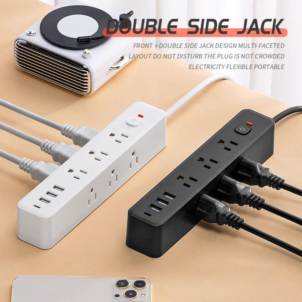 Multi Plug Outlet Extender 9 AC Outlets 3 USB A And 1 USB C PD Fast Charging Multi Plug Outlet Splitter For Home Office Travel