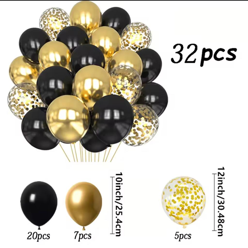 44 Piece Mixed Color Green Balloon Set, Suitable for Birthdays, Weddings, Parties, Graduation Ceremonies